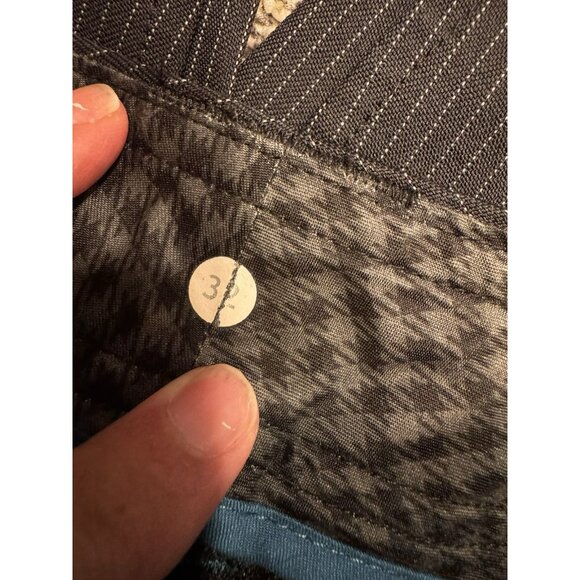 Lululemon Men’s Pin Stripe Pants Black White 32x30 - Picture 6 of 7